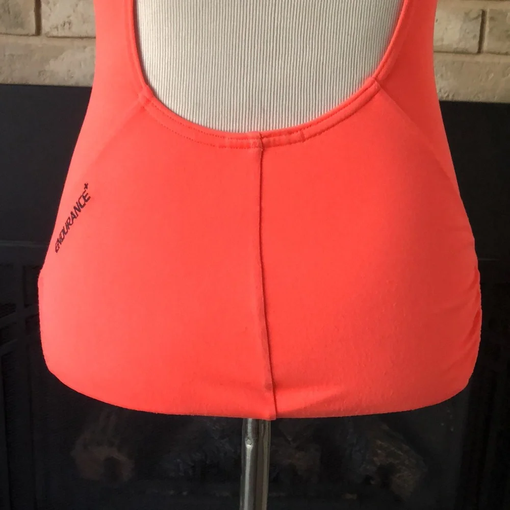 Speedo Endurance Neon Orange One Piece Racerback Swimsuit size 10 - Picture 7 of 16